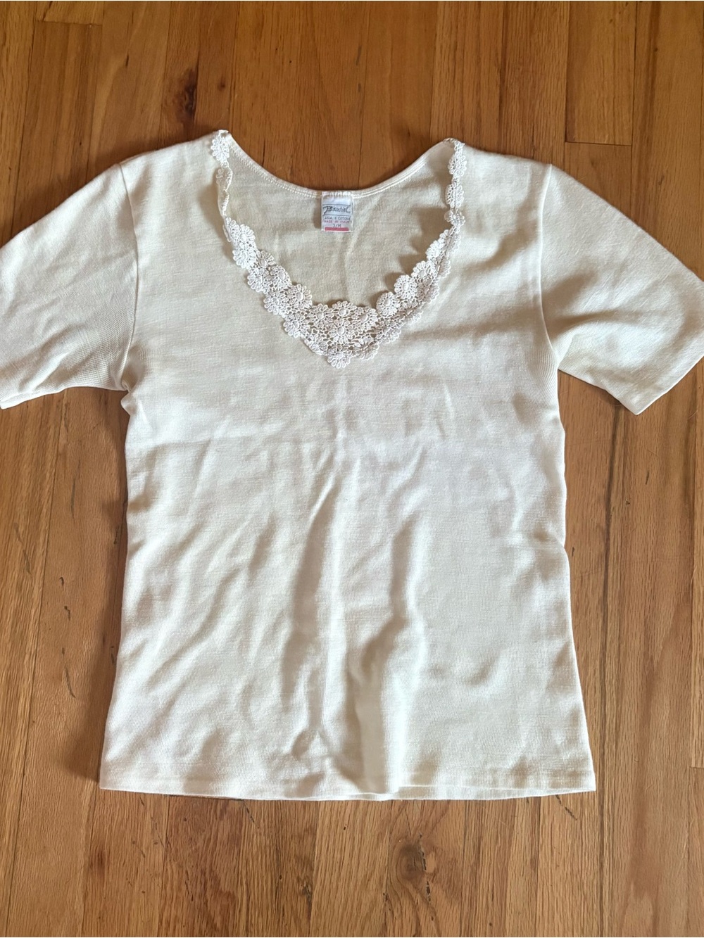 Vintage Italian Natural Fiber Top